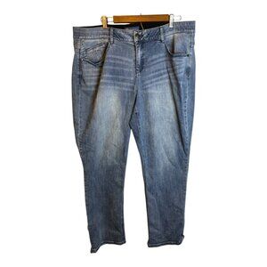 Democracy Jeans Women's Size 20W Ab Solution Stretch Straight Leg